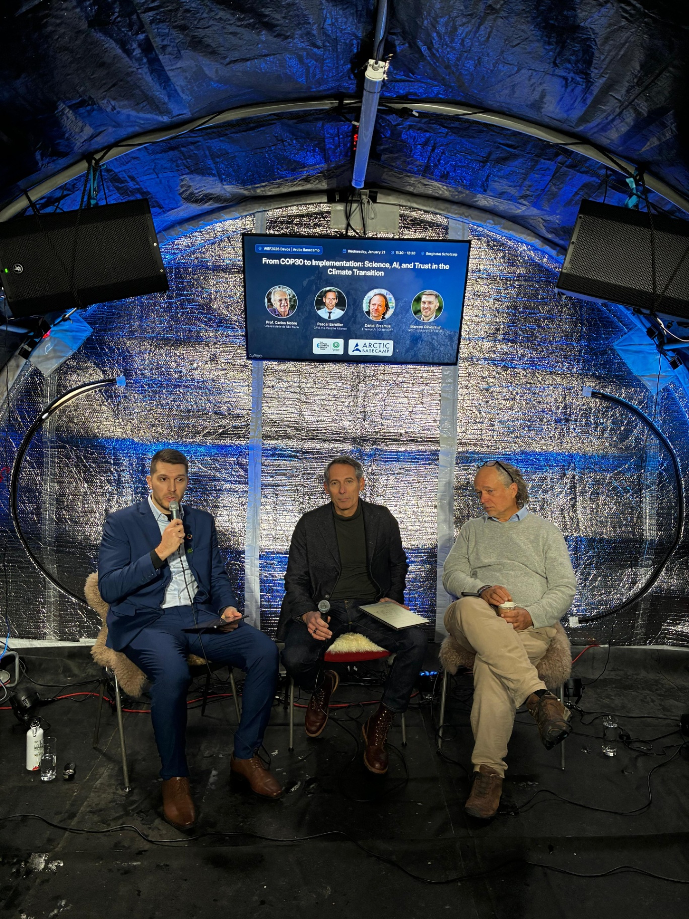 Moderating Climate Misinformation panel · Arctic Basecamp, WEF26