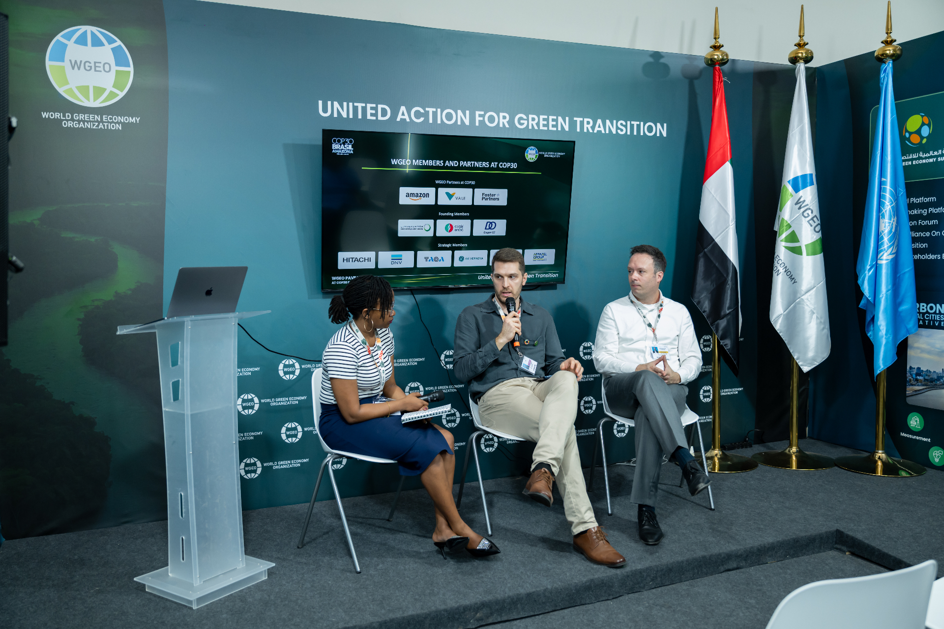 Securing Water panel · WGEO Pavilion, COP30