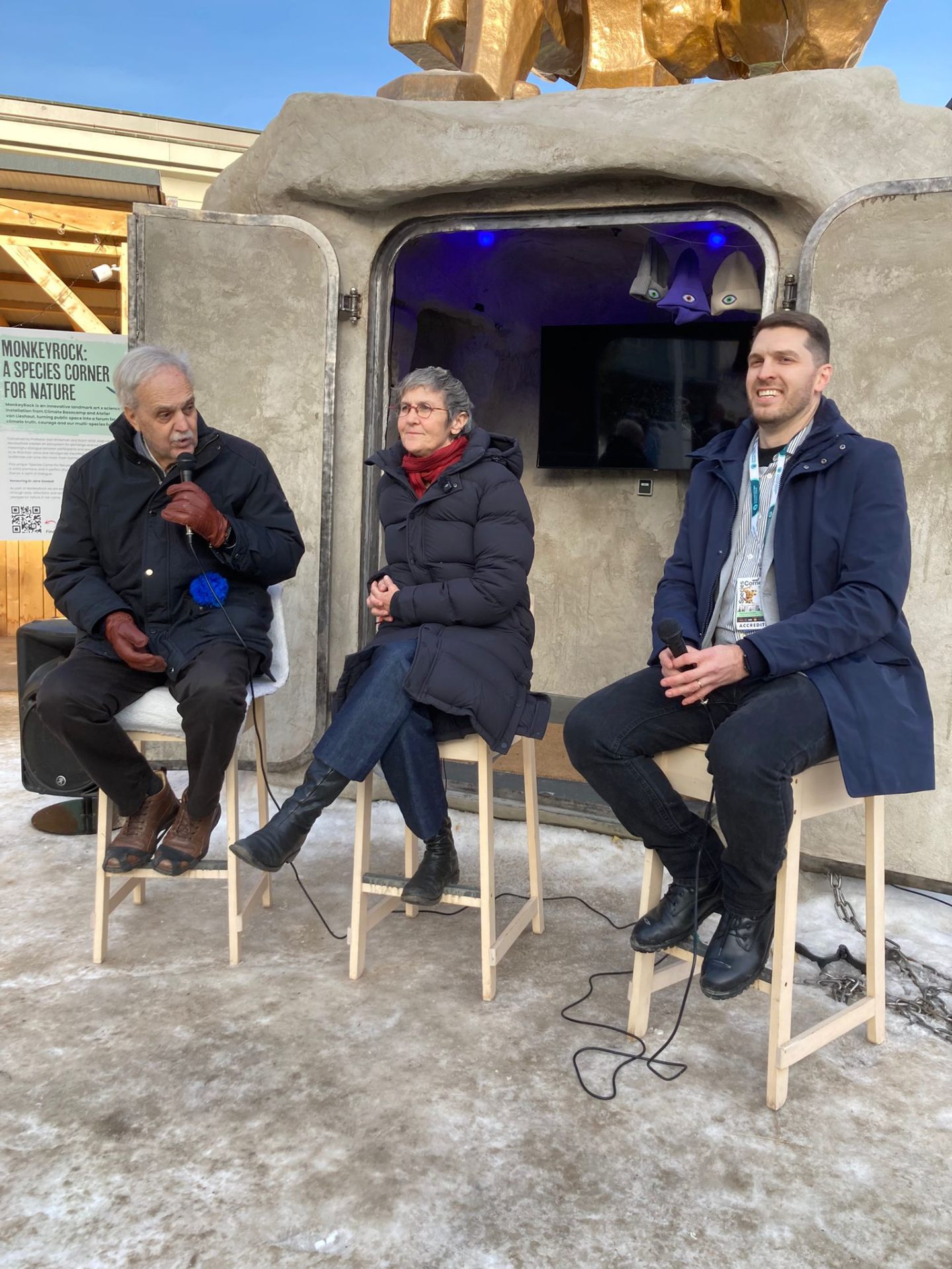 COP30 outcomes panel with Carlos Nobre · Monkey Rock, WEF26