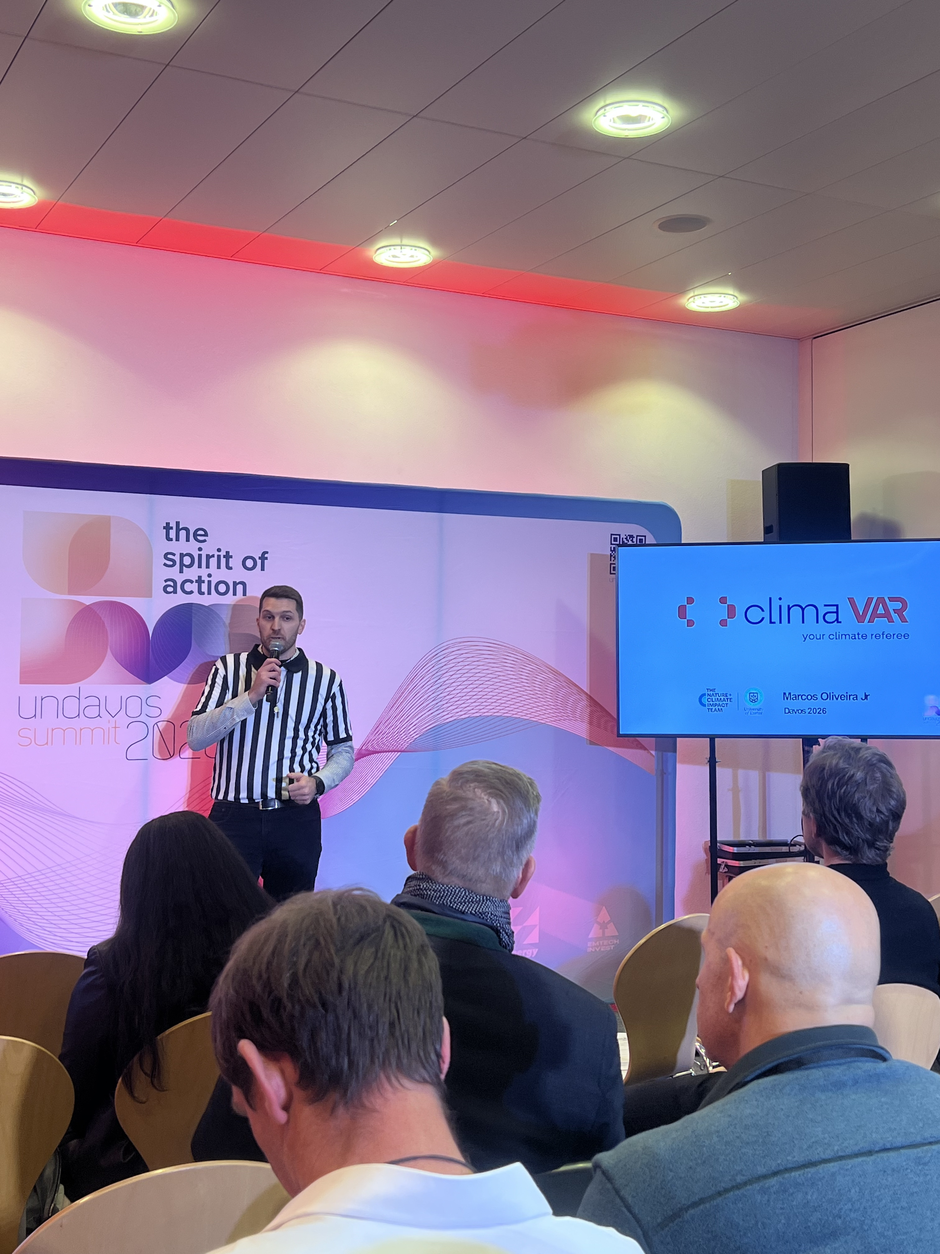 Presenting ClimaVAR at UnDavos Summit · WEF26